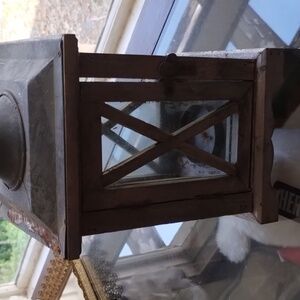 #4 Vintage Wooden Candle Lantern